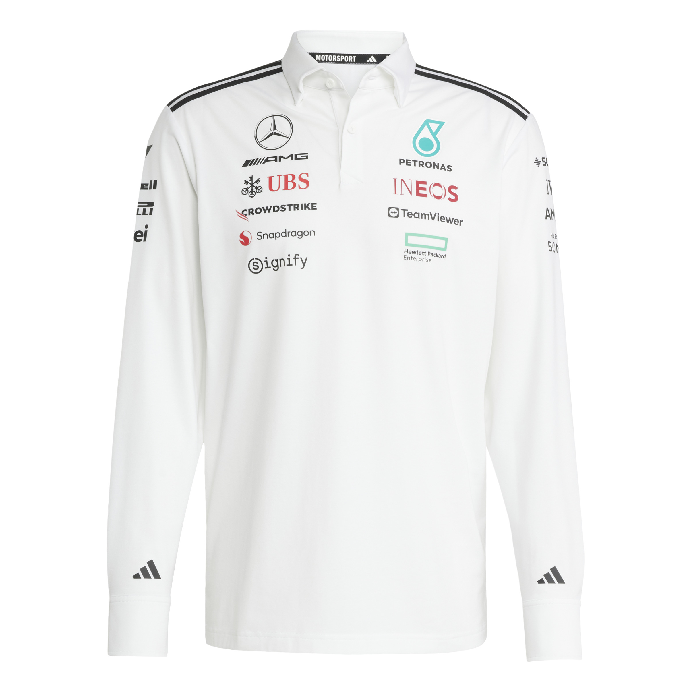 4068809308655 - Langärmeliges Polo-Shirt adidas Mercedes - AMG Petronas Formula One Team
