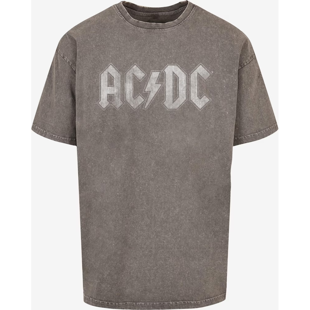 4068841879366 - Oversized T-Shirt ACDC - Logo Acid Washed