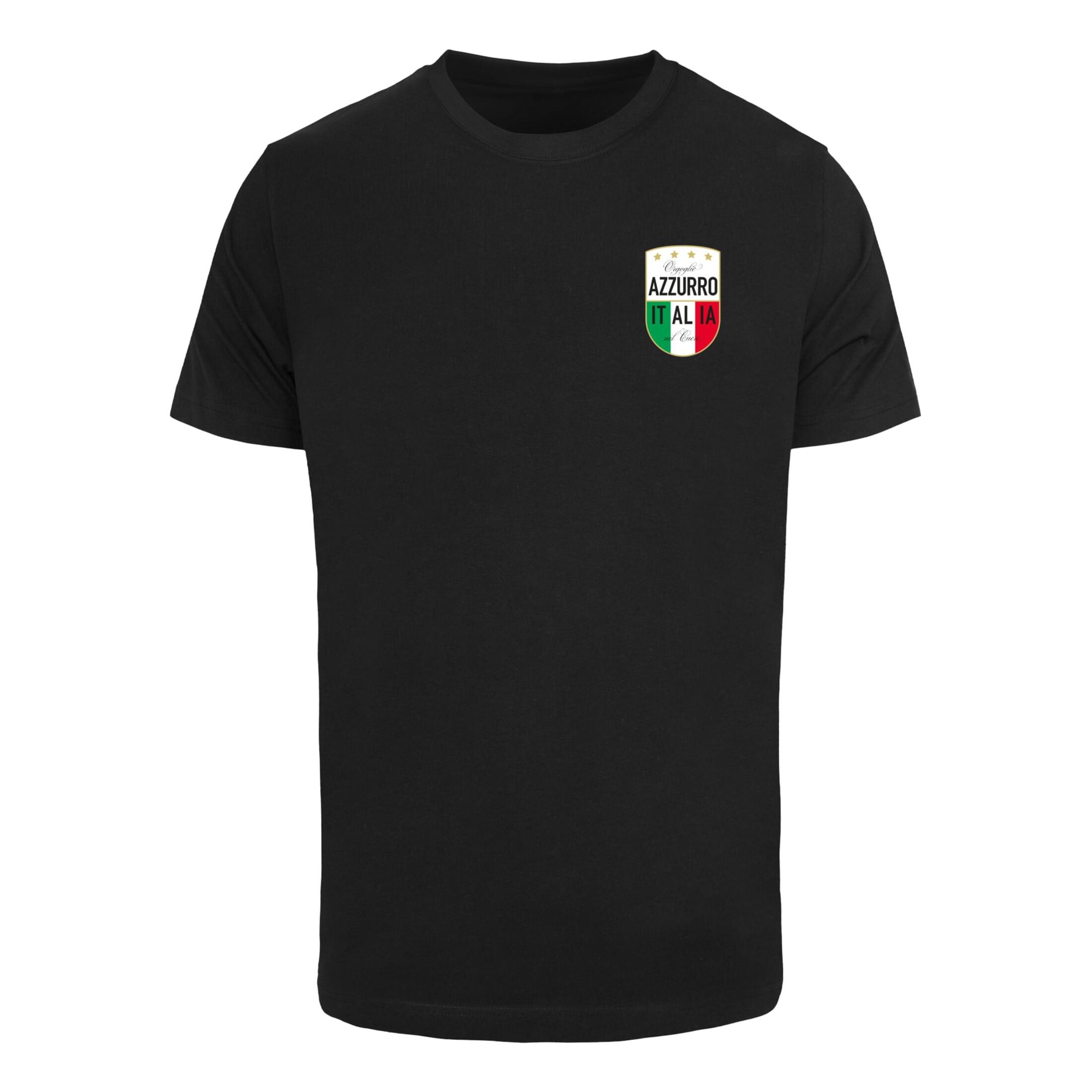 4068841899708 - T-Shirt Mister Tee Azurro Italia Crest