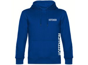 4068859020026 - multifanshop Kapuzen Sweatshirt - Hoffenheim - Brust & Seite - Druck weiß - Hoodie