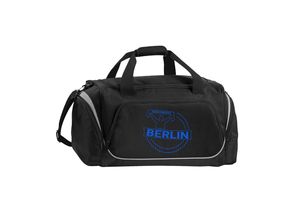 4068859050764 - multifanshop® Sporttasche - Berlin blau - Meine Fankurve - Druck blau