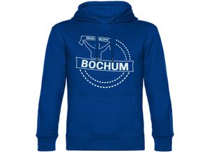 4068859052218 - multifanshop Kapuzen Sweatshirt - Bochum - Meine Fankurve - Druck weiß - Hoodie