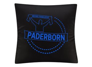 4068859056865 - multifanshop® Kissenbezug - Paderborn - Meine Fankurve - Druck blau