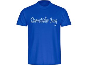 4068859061906 - multifanshop Herren T-Shirt - Darmstadt - Darmstädter Jung - Druck weiß - Männer