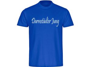 4068859062101 - multifanshop® Kinder T-Shirt - Darmstadt - Darmstädter Jung - Druck weiß