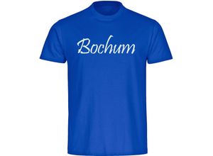 4068859065836 - multifanshop® Kinder T-Shirt - Bochum - Schriftzug - Druck weiß