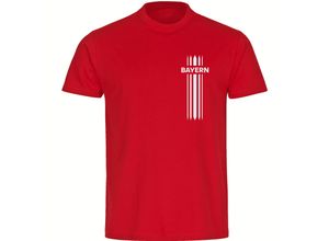 4068859119782 - multifanshop Kinder T-Shirt - Bayern - Streifen - Druck weiß - Kind 4068859119782 - multifanshop Kinder T-Shirt - Bayern - Streifen - Druck weiß - Kind