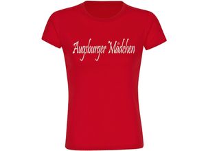 4068859150020 - multifanshop® Kinder T-Shirt - Augsburg - Augsburger Mädchen - Druck weiß