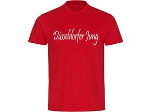 4068859150655 - multifanshop Herren T-Shirt - Düsseldorf - Düsseldorfer Jung - Druck weiß - Männer 4068859150655 - multifanshop Herren T-Shirt - Düsseldorf - Düsseldorfer Jung - Druck weiß - Männer