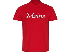 4068859161149 - multifanshop® Kinder T-Shirt - Mainz - Schriftzug - Druck weiß