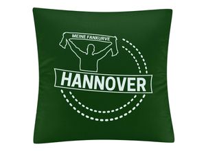 4068859179106 - multifanshop Kissenbezug - Hannover - Meine Fankurve - Druck weiß - Kissen