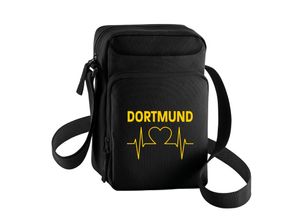 4068859188023 - multifanshop® Umhängetasche - Dortmund - Herzschlag