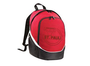 4068859195953 - multifanshop Rucksack - St Pauli - Meine Fankurve - Druck braun - Tasche