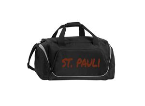 4068859197490 - multifanshop Sporttasche - St Pauli - Textmarker - Druck braun - Tasche