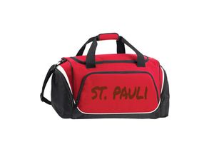 4068859197506 - multifanshop Sporttasche - St Pauli - Textmarker - Druck braun - Tasche