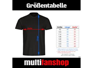 4068859198343 - multifanshop® Kinder T-Shirt - Braunschweig - Brust & Seite - Druck blau