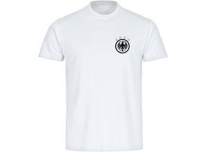 4068859251208 - multifanshop Herren T-Shirt - Deutschland - Adler Retro - Druck schwarz - Männer