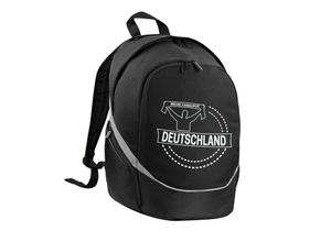 4068859266356 - multifanshop® Rucksack - Deutschland - Meine Fankurve - Druck weiß