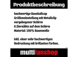 4068859280918 - multifanshop® Baseballcap - Australien - Herzschlag - Druck blau