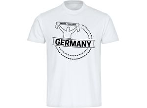 4068859345600 - multifanshop® Herren T-Shirt - Germany - Meine Fankurve - Druck schwarz