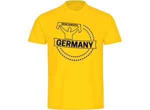 4068859358907 - multifanshop® Kinder T-Shirt - Germany - Meine Fankurve - Druck schwarz