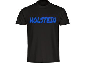 4068859399559 - multifanshop® Herren T-Shirt - Holstein - Textmarker - Druck blau