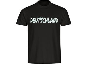 4068859408206 - multifanshop Herren T-Shirt - Deutschland - Textmarker - Druck weiß - Männer