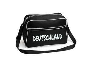 4068859409531 - multifanshop® Retrotasche - Deutschland - Textmarker - Druck weiß