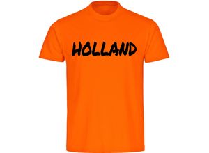 4068859453374 - multifanshop® Herren T-Shirt - Holland - Textmarker - Druck schwarz