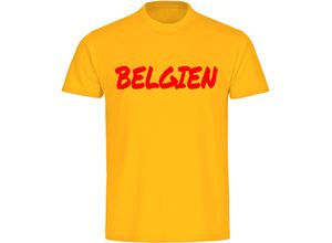 4068859464004 - multifanshop® Kinder T-Shirt - Belgien - Textmarker - Druck rot