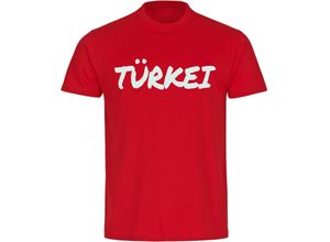 4068859474461 - multifanshop® Kinder T-Shirt - Türkei - Textmarker - Druck weiß