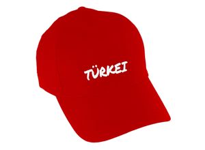 4068859477226 - multifanshop® Baseballcap - Türkei - Textmarker - Druck weiß