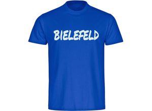 4068859498757 - multifanshop® Herren T-Shirt - Bielefeld - Textmarker - Druck weiß