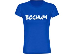 4068859500832 - multifanshop® Damen T-Shirt - Bochum - Textmarker - Druck weiß