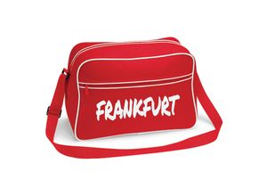 4068859506391 - multifanshop Retrotasche - Frankfurt - Textmarker - Druck weiß - Tasche