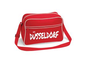 4068859529406 - multifanshop Retrotasche - Düsseldorf - Textmarker - Druck weiß - Tasche