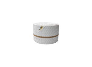 4068864084457 - zaun zu® Sichtschutz Rattan PE für Doppelstabmatten Weiß 26m