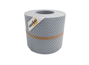 4068864121954 - zaun zu® Sichtschutz Rille Gelocht 15 Prozent PP Streifen Fenstergrau 26m