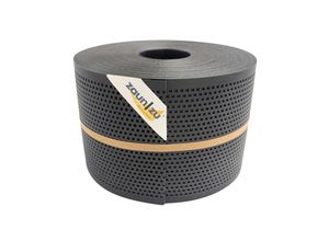 4068864155942 - zaun zu® Sichtschutz Polyal ECO Gelocht QUADRAT Streifen Schwarz 50m