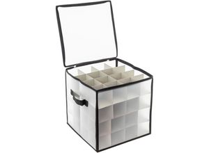 4069055005428 - Spetebo - Weihnachtskugel Organizer - 64 Fächer- Weihnachtsschmuck Aufbewahrung Sortier Box - Aufbewahrungsbox für Christbaumkugeln Weihnachtsschmuck