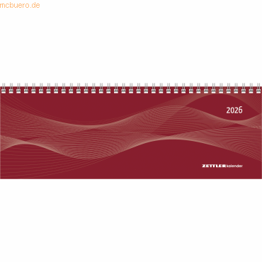 4069095000360 - Tischquerkalender 114 Profi 297x105cm 1 Woche 2 Seiten rot 2 4069095000360 - Tischquerkalender 114 Profi 297x105cm 1 Woche 2 Seiten rot 2