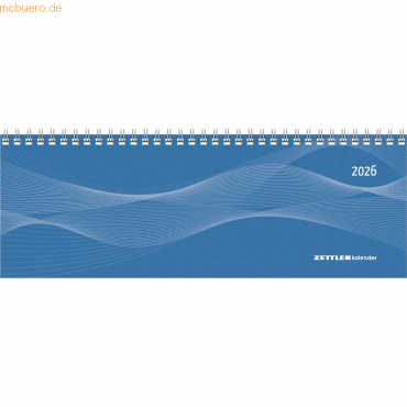 4069095000377 - Tischquerkalender 114 Profi 297x105cm 1 Woche 2 Seiten blau