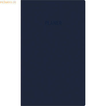 4069095000728 - Taschenplaner 520 95x16cm 1 Monat 2 Seiten blau 2026