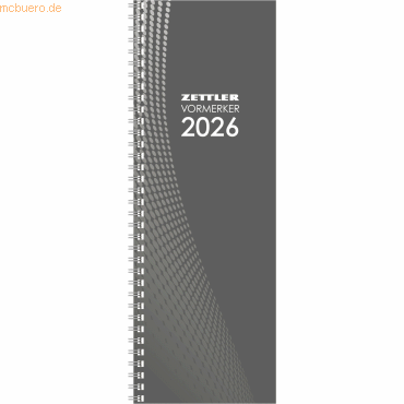 4069095001220 - Tagevormerkbuch 800 104x296cm 2 Tage 1 Seite anthrazit 2026 4069095001220 - Tagevormerkbuch 800 104x296cm 2 Tage 1 Seite anthrazit 2026