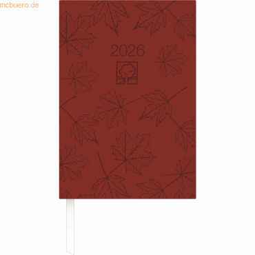 4069095001350 - Buchkalender 876 145x21cm 1 Tag 1 Seite Recycling rot 2026 4069095001350 - Buchkalender 876 145x21cm 1 Tag 1 Seite Recycling rot 2026