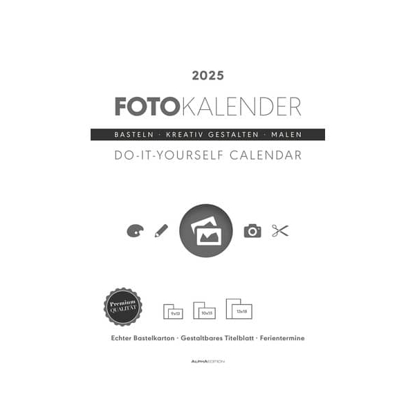 4069095005990 - Bastelkalender 103661 Foto-Bastelkalender 1 Monat 1 Seite 21x297cm 2025 4069095005990 ALPHA EDITION 4069095005990 - Bastelkalender 103661 Foto-Bastelkalender 1 Monat 1 Seite 21x297cm 2025 4069095005990 ALPHA EDITION