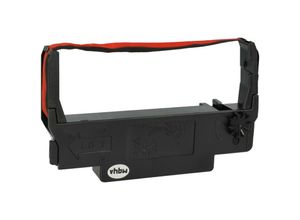 4069099507568 - Vhbw - 1x Farbband Schriftband kompatibel mit Towa r 1 1420 Nadeldrucker Bondrucker - Schwarz Rot