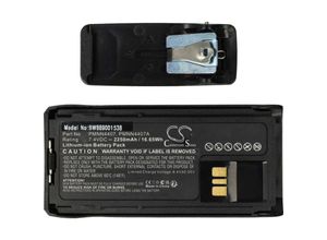 4069099513583 - 1x Akku Ersatz für Motorola PMNN4807A PMNN4808 PMNN4808A für Funkgerät Walkie Talkie (2250 mAh 74 v Li-Ion) + Gürtelclip - Vhbw 4069099513583 - 1x Akku Ersatz für Motorola PMNN4807A PMNN4808 PMNN4808A für Funkgerät Walkie Talkie (2250 mAh 74 v Li-Ion) + Gürtelclip - Vhbw
