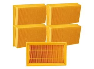 4069099520628 - Vhbw - 5x Flachfaltenfilter kompatibel mit Kärcher nt 361 Eco Te M nt 35 1 Tact Te M Nass- und Trockensauger Staubsauger - Filterelement