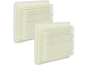 4069099539095 - Vhbw - 2x Staubsaugerfilter Ersatz für Bosch 2609256F44 06033B9101 für Staubsauger - HEPA-Filter Faltenfilter Weiß